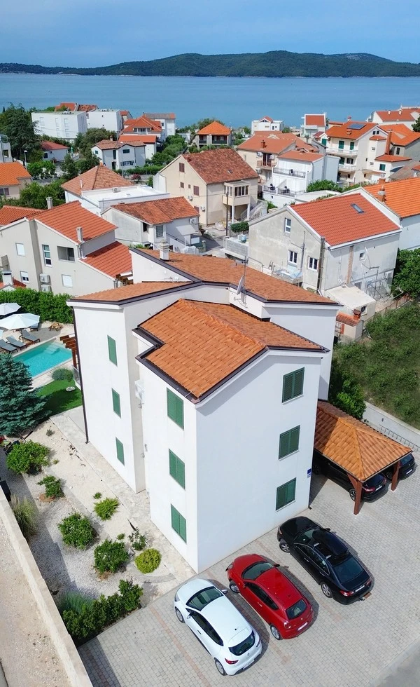 parking behind the house